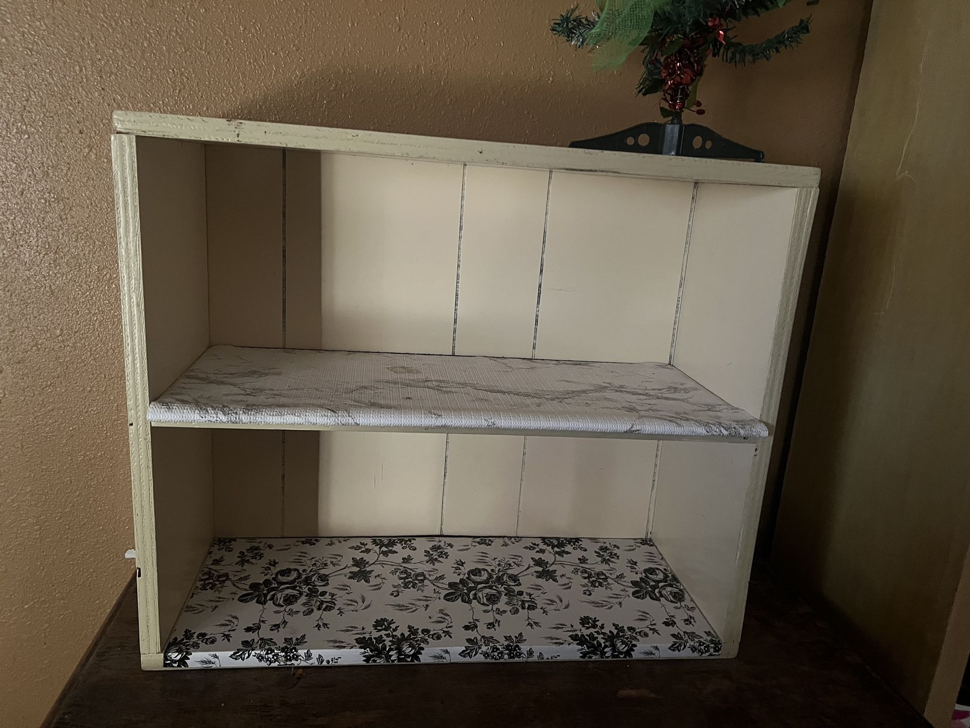 White Bookshelf $25