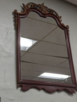 Antique hanging mirror
