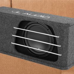 🚨 No Credit Needed 🚨 JL Audio HO112RG-W3v3 Custom Ported Box 12" Subwoofer W3v3 Series 1000 Watts 🚨 Payment Options Available 🚨 