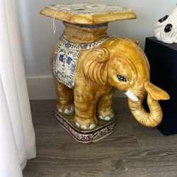 Vintage terracotta Elephant Garden Stool