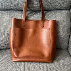Madewell Leather Tote Bag