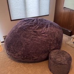 LoveSac SuperSac + Ottoman 