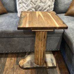 Rustic, handmade, custom sofa table!