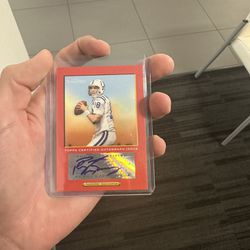 2006 Topps Turkey Red Colts Peyton Manning Auto /50