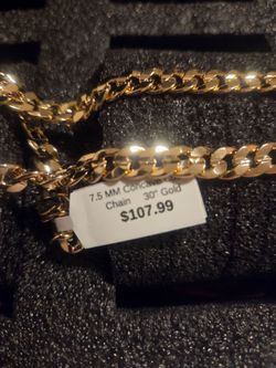 30' 7.5mm Concave Cuban Chain