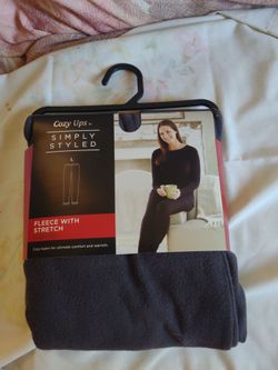 Large fleece leggings