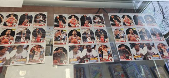 Michael Jordan Uncut Sheet 1990 Hoops
