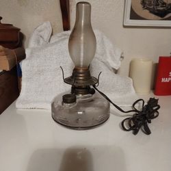 Got Old Light Was oil Lamp At One Time