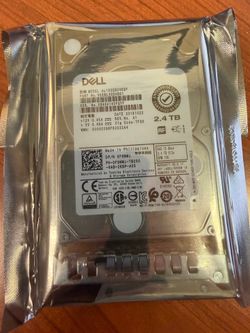 Dell 2.40 TB 2.5” Internal hard drive - SAS - 10000rpm - hot swappable (New sealed in the bag)