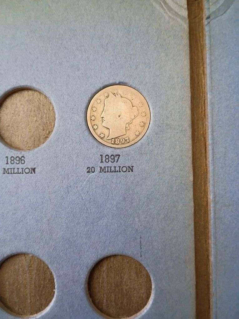 Vintage Coin and Book