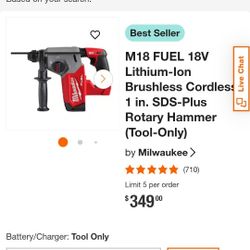 Milwaukee Hammer drill and battery
