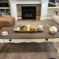 Antique Hand Crafted Coffee Table 