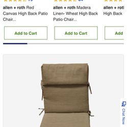 Patio Chair Cushion