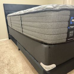 Brand New Queen Size Bed Frame With Mattress Set 