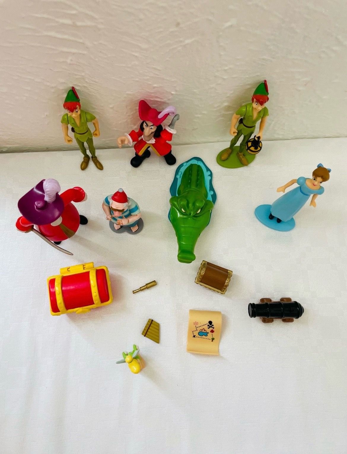 Disney Peter Pan Figures Lot