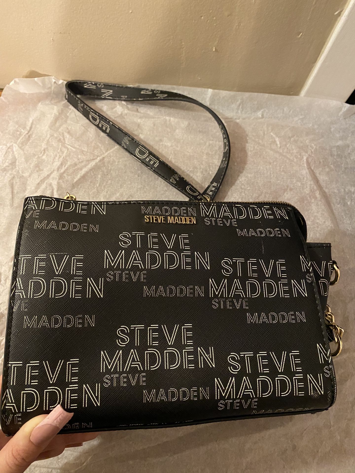 Steve Madden, Black, Cross body 