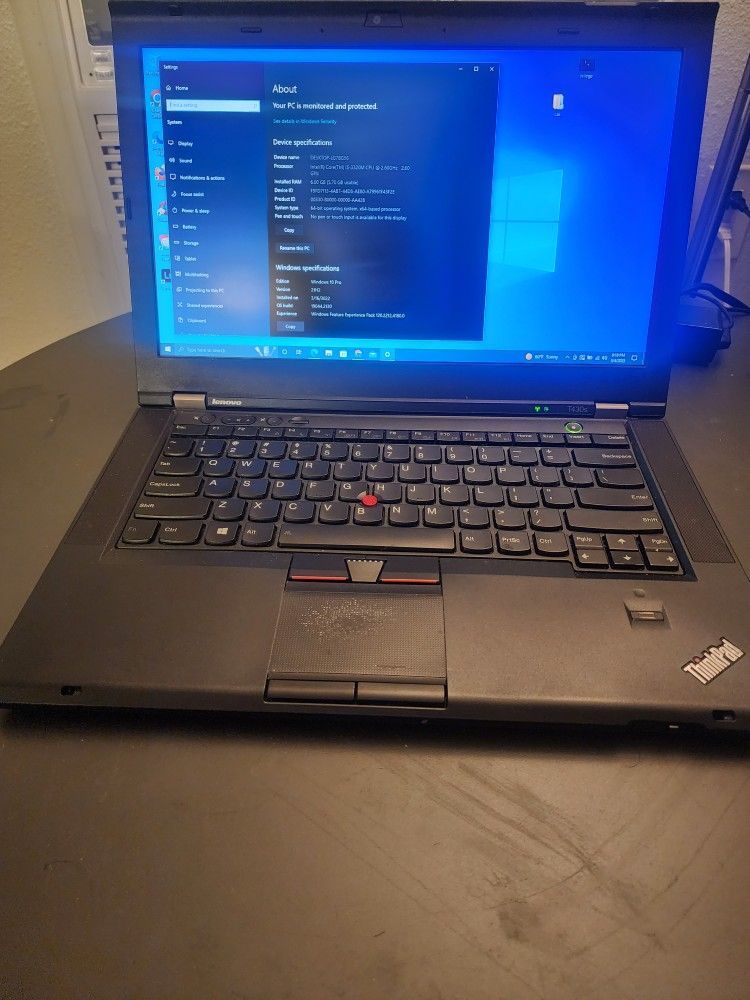 Lenovo Laptop Think Pad i5 Solid State Drive