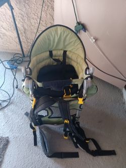 Stroller and baby backpack