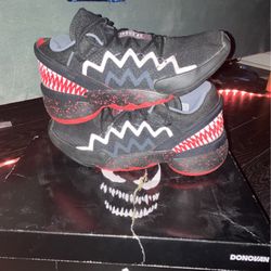 Red And Black Venom Shoes Basketball 