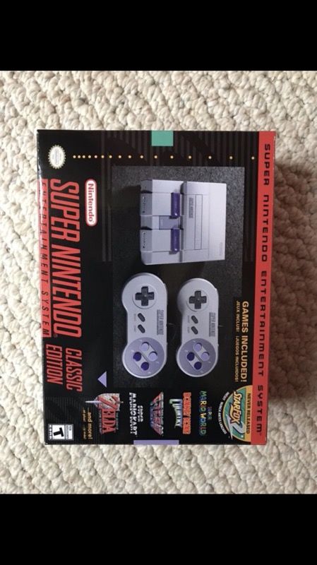 New super Nintendo NES classic