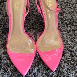 Hot pink heels