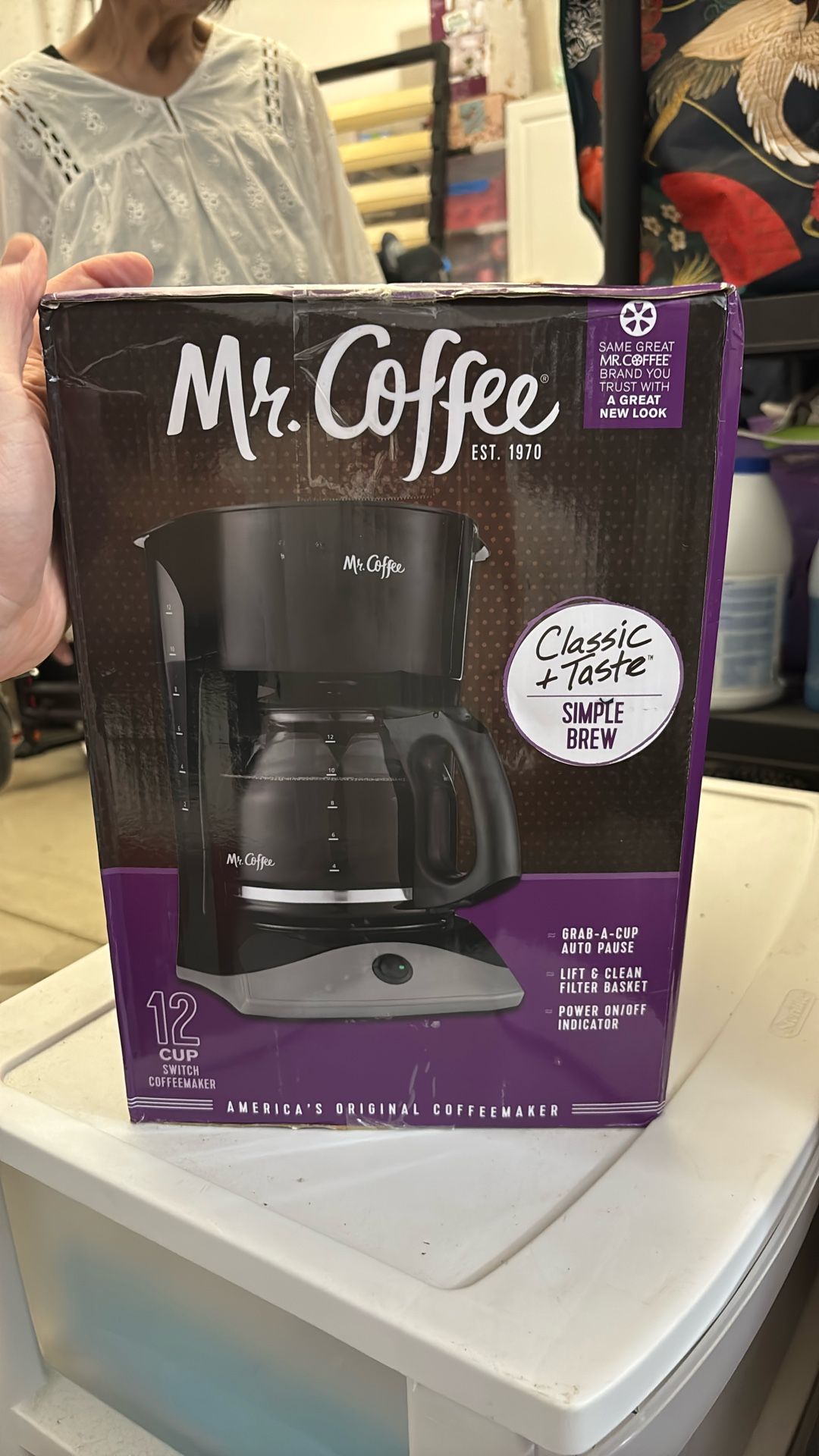 Unopened Mr. Coffee, Coffee Maker