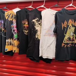 Authentic concert shirts