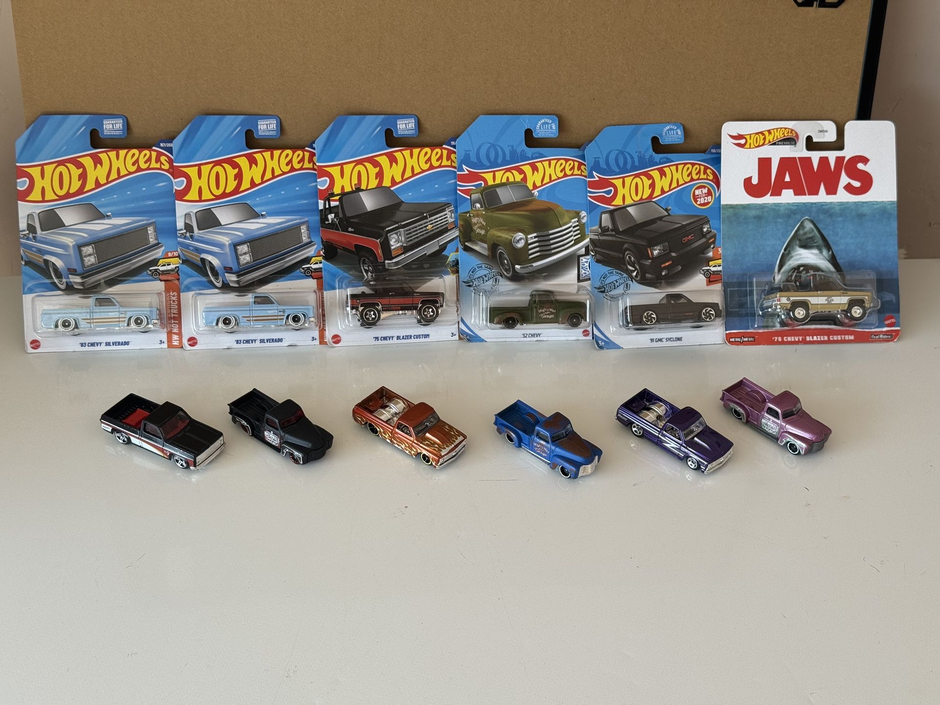 Chevy Trucks Lot Hot Wheels