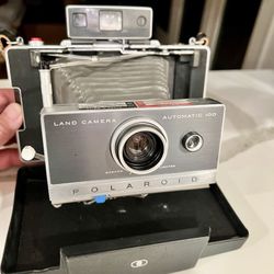 Vintage 1960s Photo Equipment - Automatic 100 Camera Kit with Hard Case