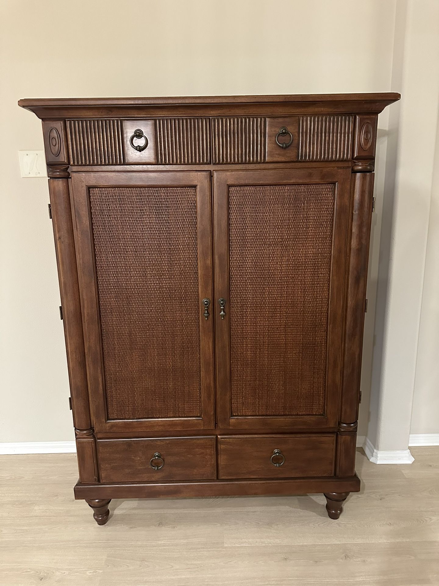 MOVING SALE! MEDIA CABINET ONLY $200!! RETAILS NEW $1800!