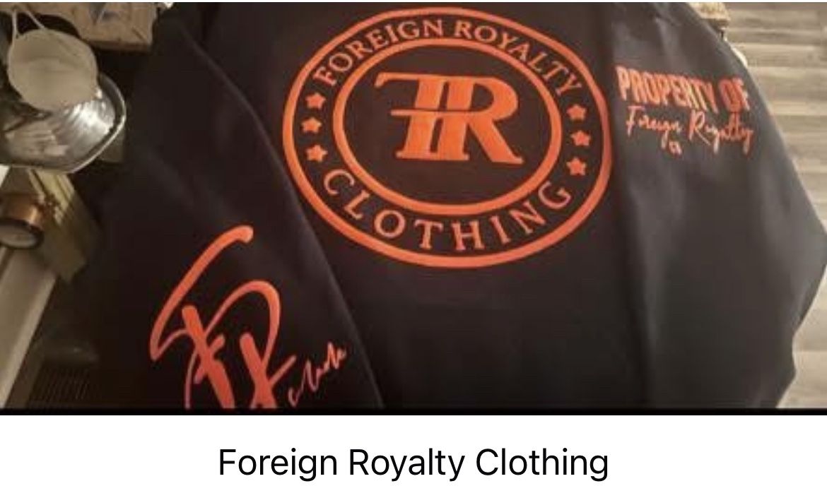 Blk And Orange Hoodie