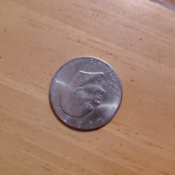 1(contact info removed) Eisenhower Liberty Bell Moon One Dollar UAS Bicentennial Coin