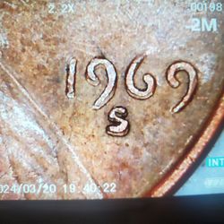 1969 S Double Die Obverse Lincoln Cent