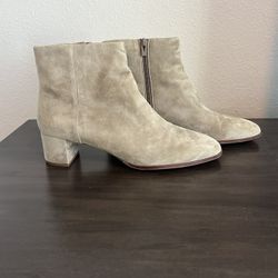 Tan Suede Boots.  Size 12