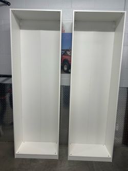 White Wardrobe Closet Frames – Set of 2 $100