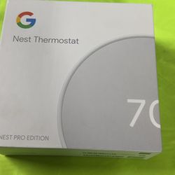 Google Nest Thermostat - Smart Thermostat for Home - Programmable Wifi Thermostat - Snow