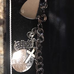 Sterling Silver Charm Bracelet 