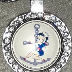 Betty Boop Pendant Necklace 