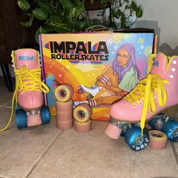 Pink Impala Roller Skates Size 3