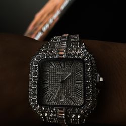 Cartier Moissanite Watch