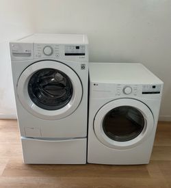 (FREE DELIVERY 🚚) LG Washer & ELECTRIC Dryer