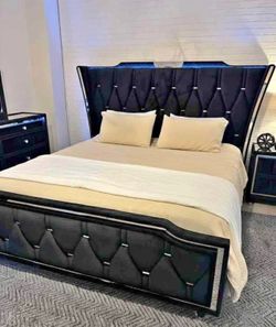 New 4pc bedroom set in box buy now pay later $39 down no credit needed