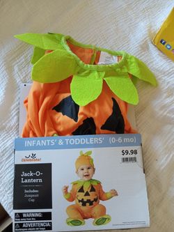 baby pumpkin costume