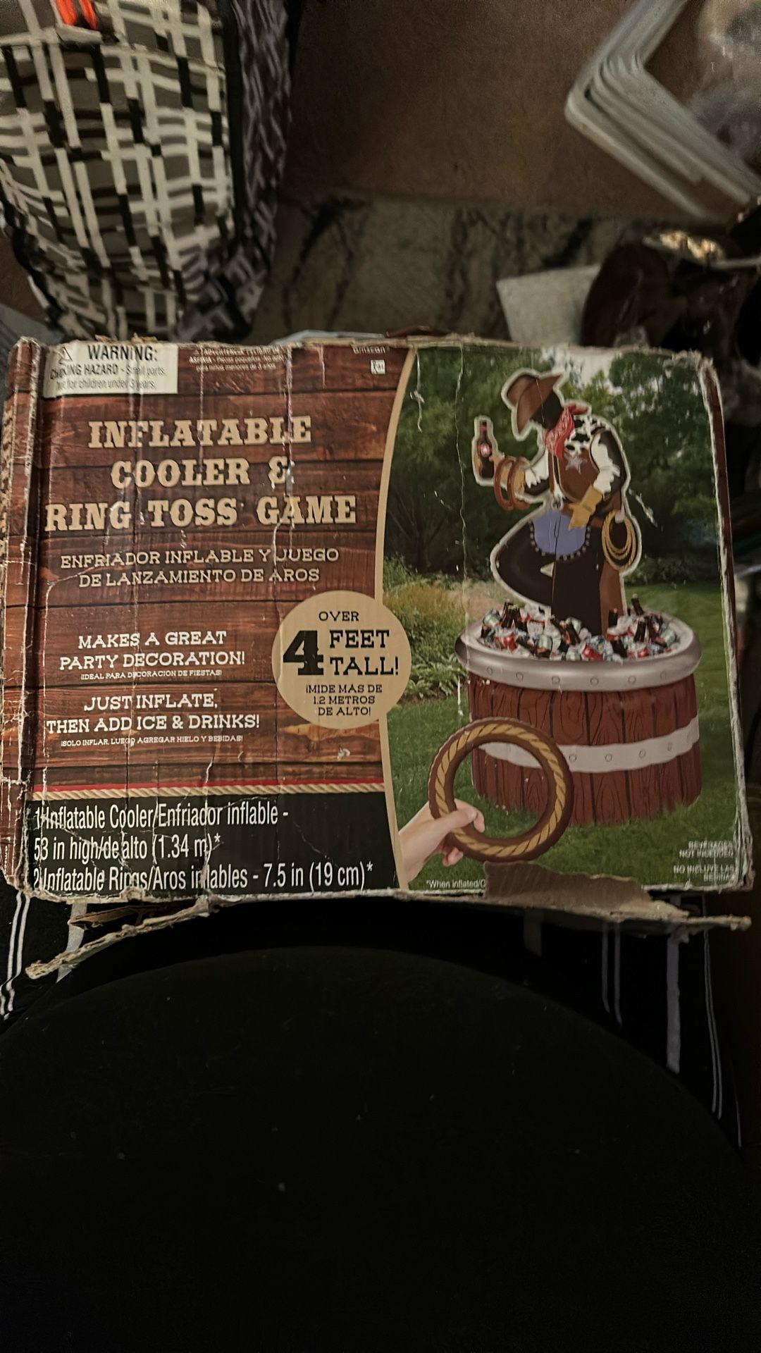 Ring Toss Cowboy Cooler