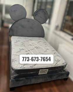 twin size micky mouse -including mattress 