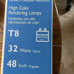 Full Opened Box Of T-8 fluorescent bulbs