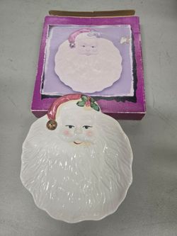 Springwater Enterprises Santa Cookie Plate