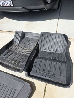 Tesla model 3 2019 trunk frunk and interior mats