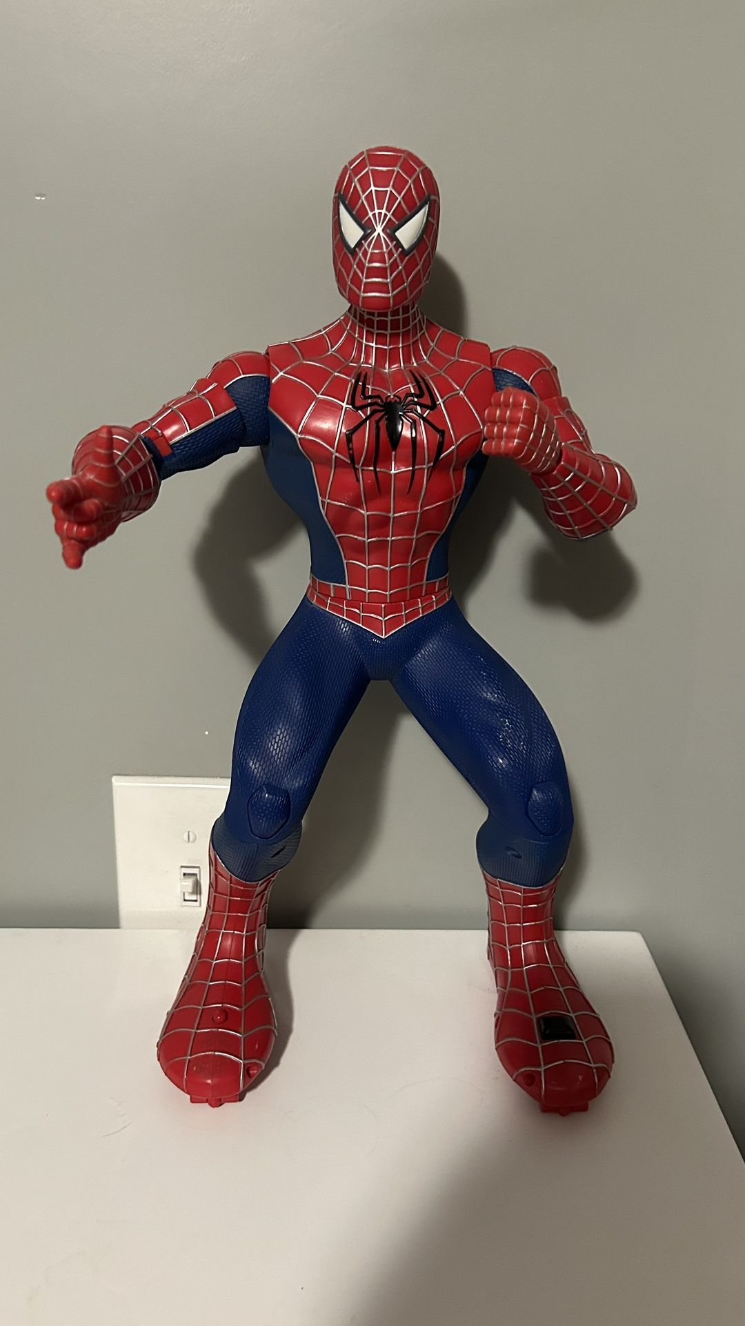 Marvel 14" Spiderman 3 Interactive Talking Thinking Toy 2007 WORKS HTF