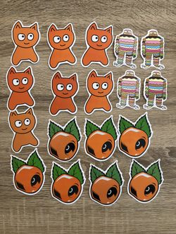 Skateboarding Stickers Santa Cruz OJ Wheels